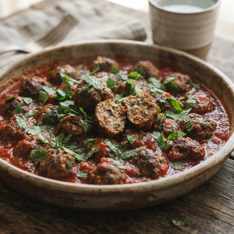 Keftedakia met tomatensaus recept