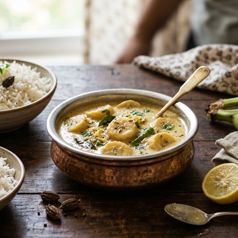 Kela kari (Bananencurry) recept