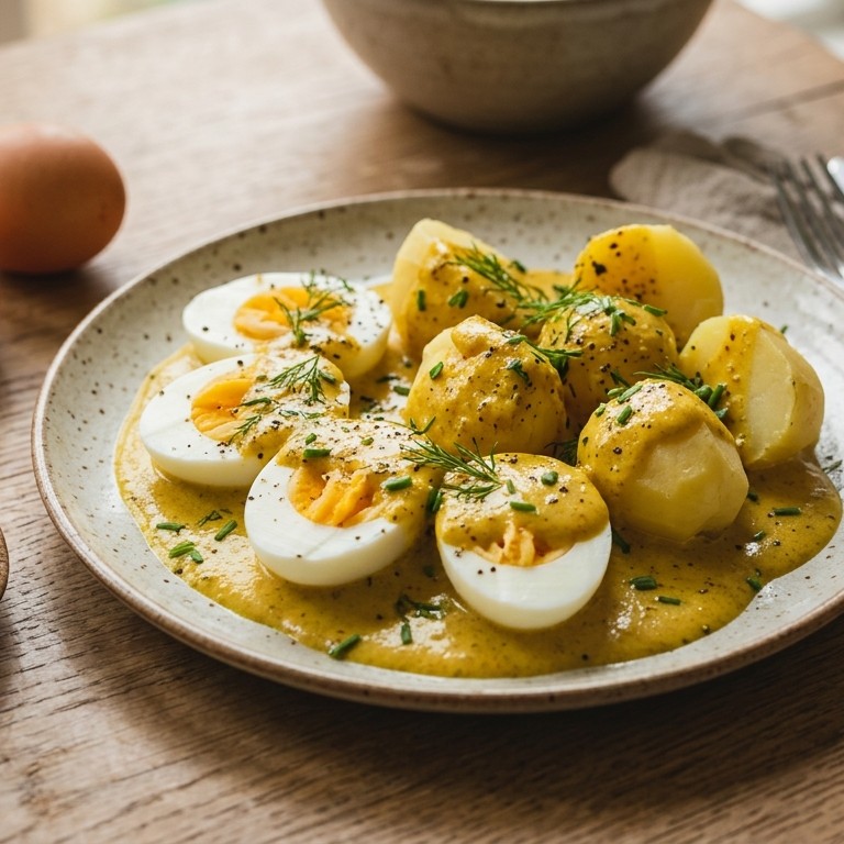 Kerrie-eiersaus recept