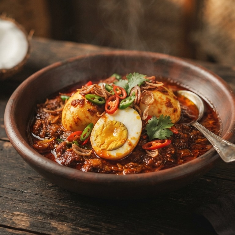 Kerrie/heet ei recept