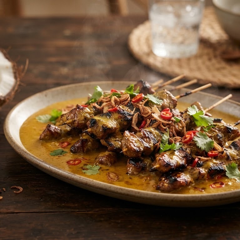 Kerrie Saté Kambing recept