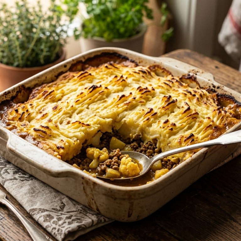 Kerriebloemkoolschotel recept