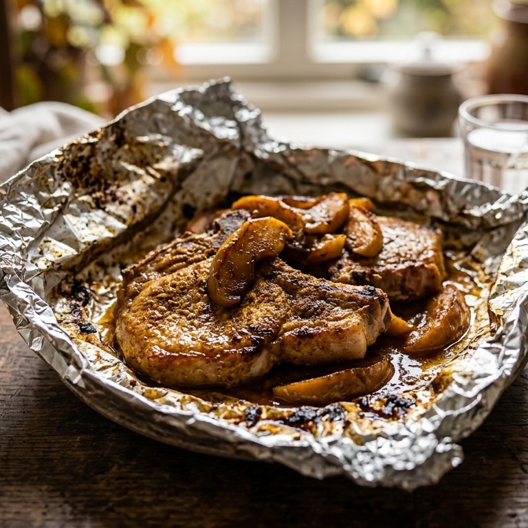 Kerriekarbonaadjes met appel recept