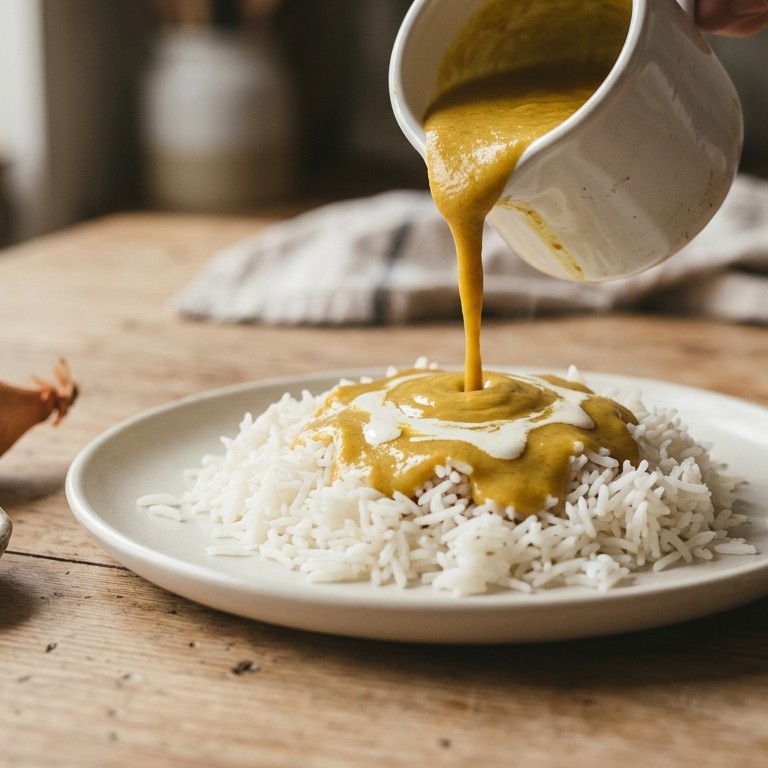Kerriesaus a la simple recept