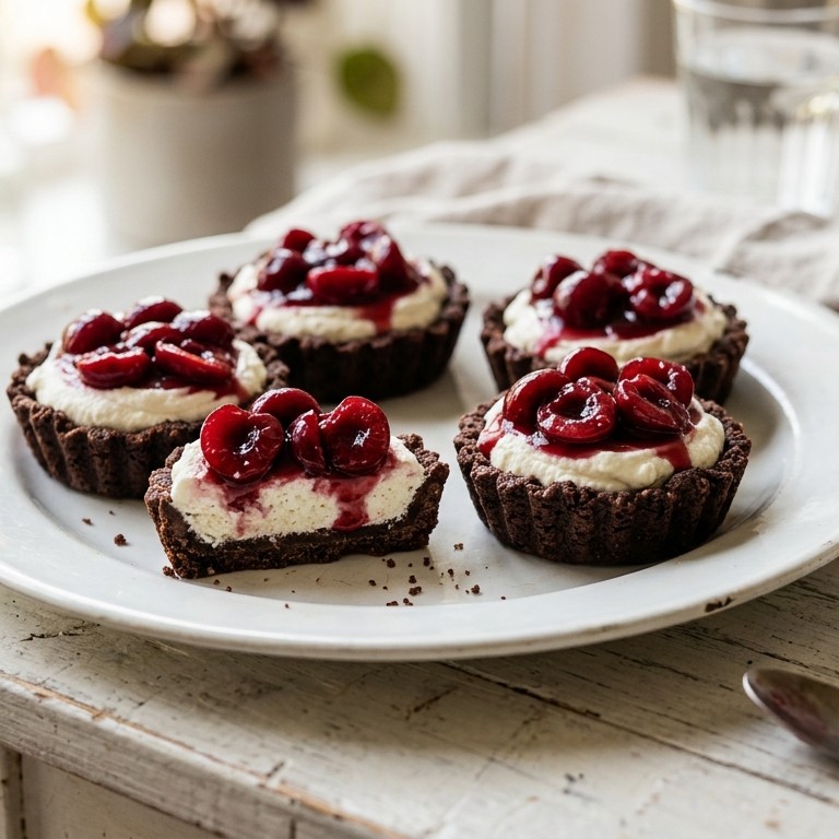 Kersen-kwarktaartjes recept