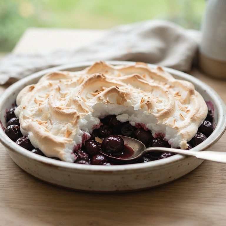 Kersen met koksmerinque recept