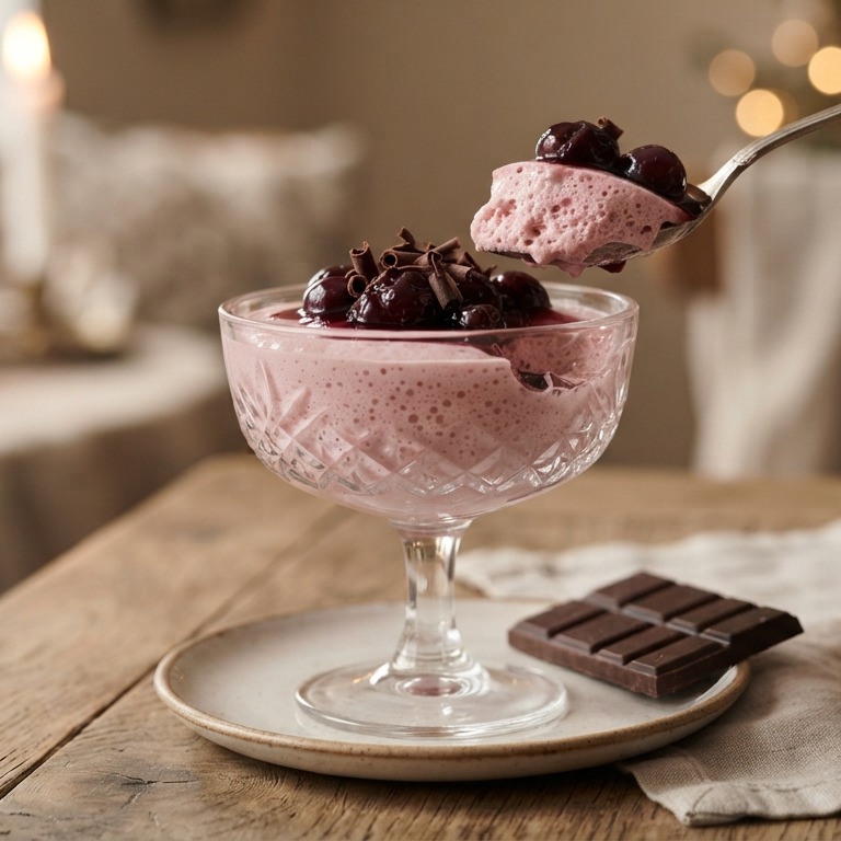 Kersen mousse recept