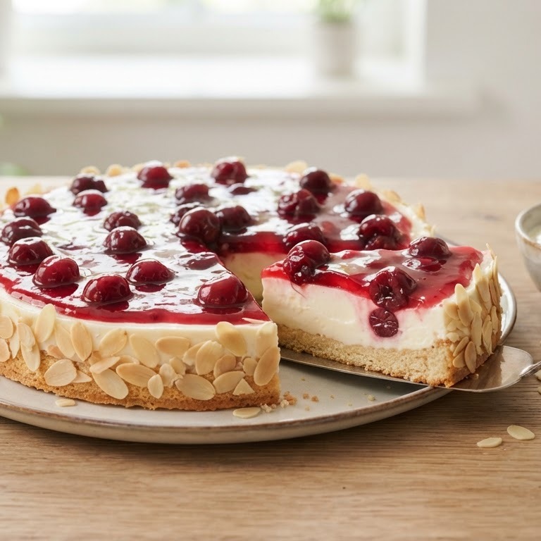 Kersen-yoghurttaart recept