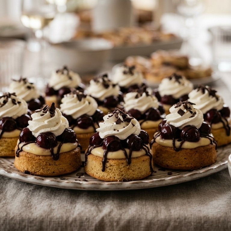 Kersengebakjes met room voor buffet recept