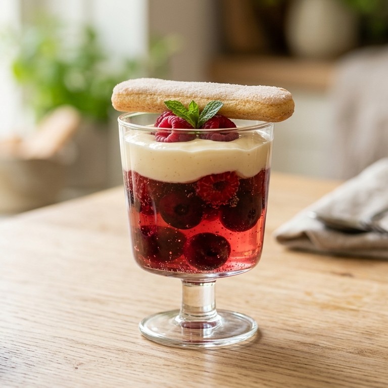 Kersengelei met vanillecrème recept