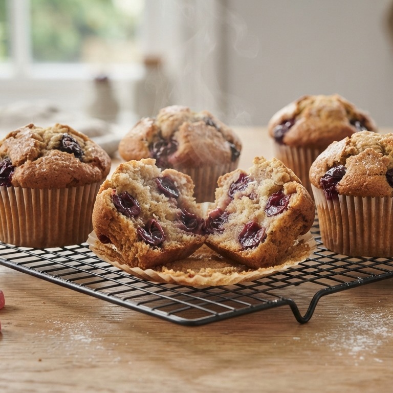 Kersenmuffins recept