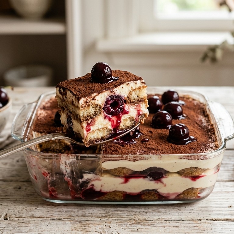 Kersentiramisu recept