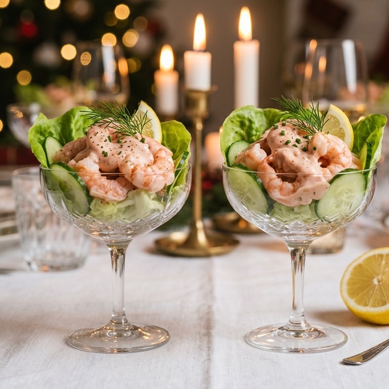 Kerstgarnalen in cocktailsaus recept