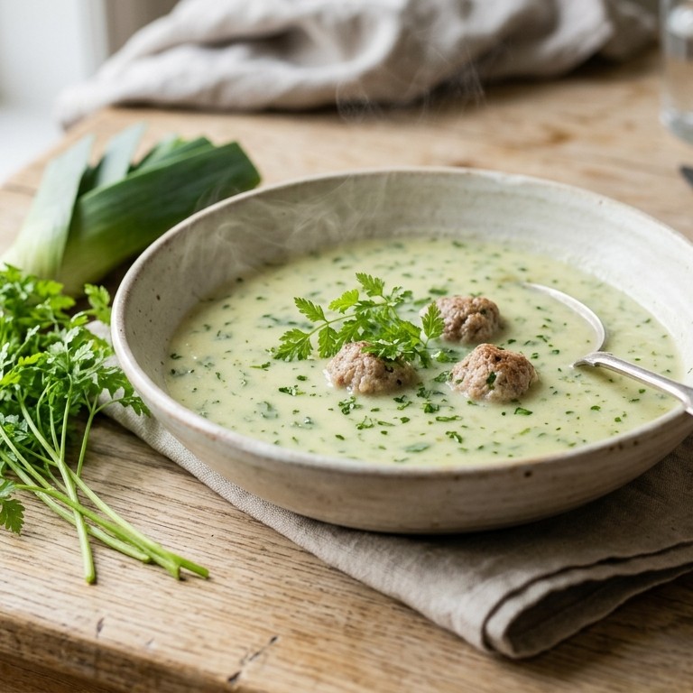 Kervelsoep a la maman recept