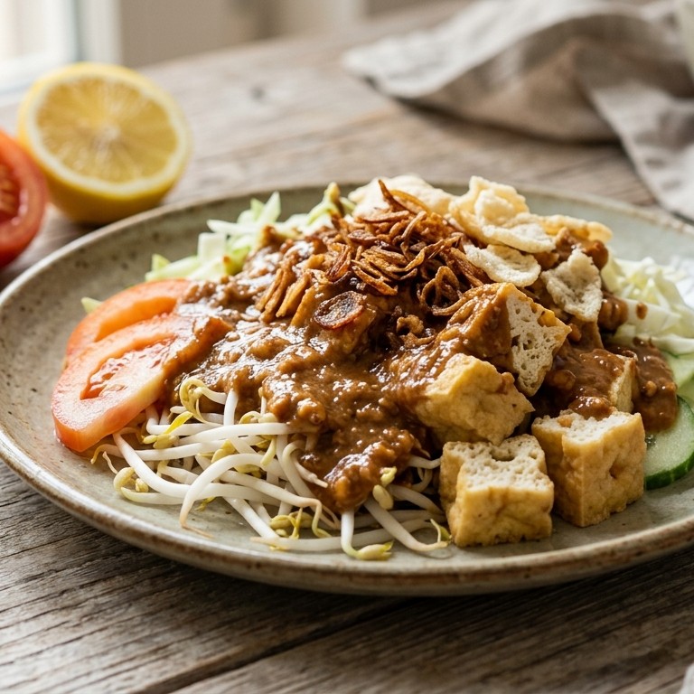 Ketoprak (tofu met groenten) recept
