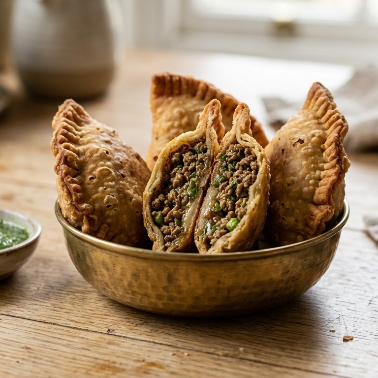 Kheema samosa (vlees vulling) recept