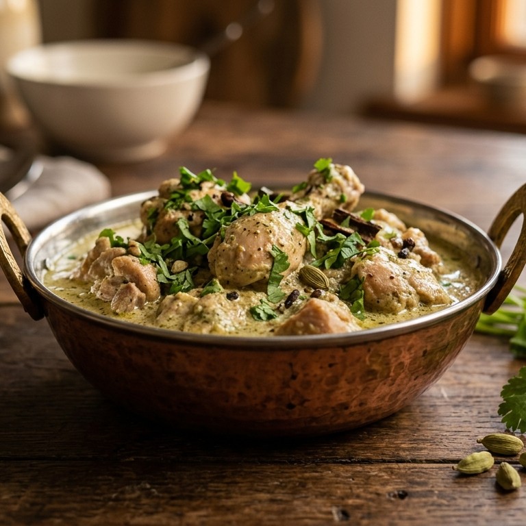 Kip Dhaniwal (kip in yoghurtsaus) recept