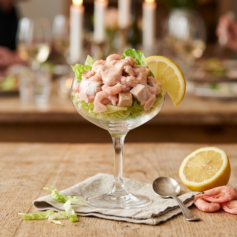 Kip-garnalen cocktail recept