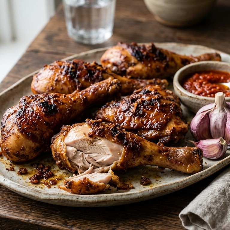 Kip gebakken in Indische kruiden recept