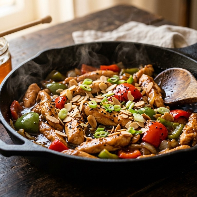Kip in oosterse honingsaus recept