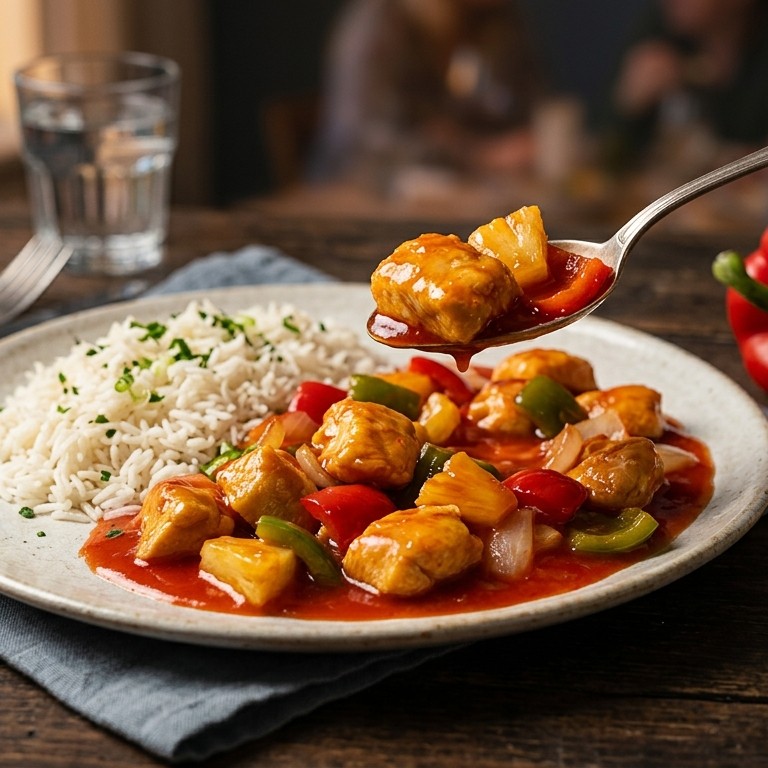 Kip in zoetzure saus recept