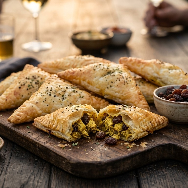 Kip-kerrie flapjes recept