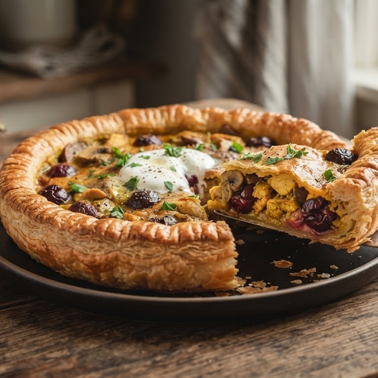 Kip Kerrie Kersentaart recept