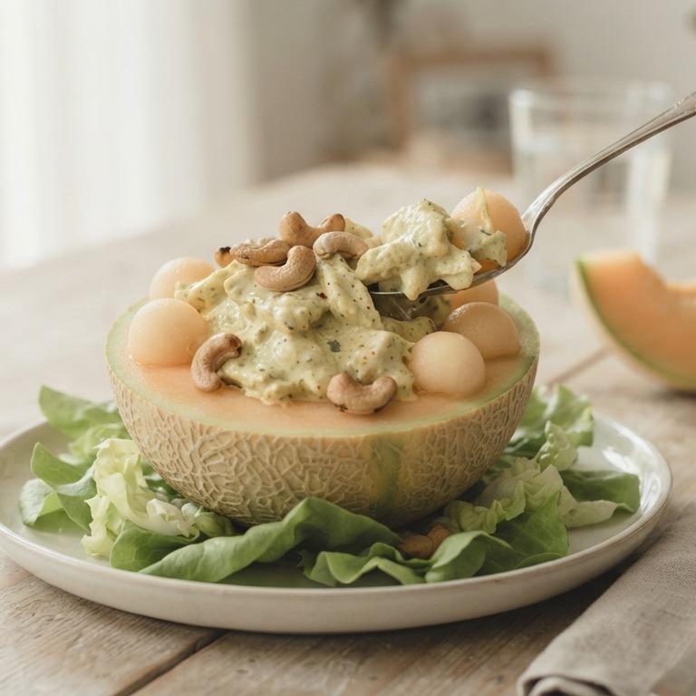 Kip kerrie met meloen recept