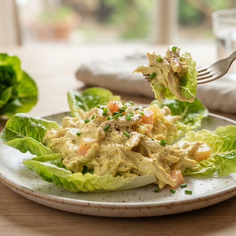 Kip-kerrie salade recept
