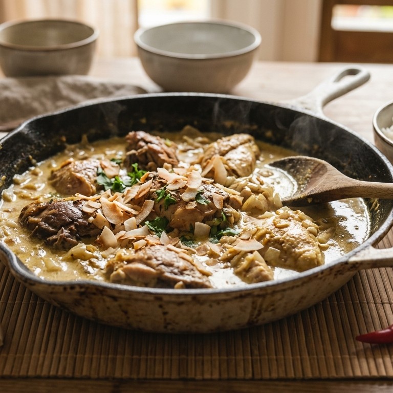 Kip kokos recept