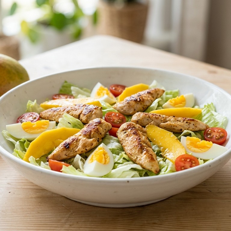 Kip-mango salade recept