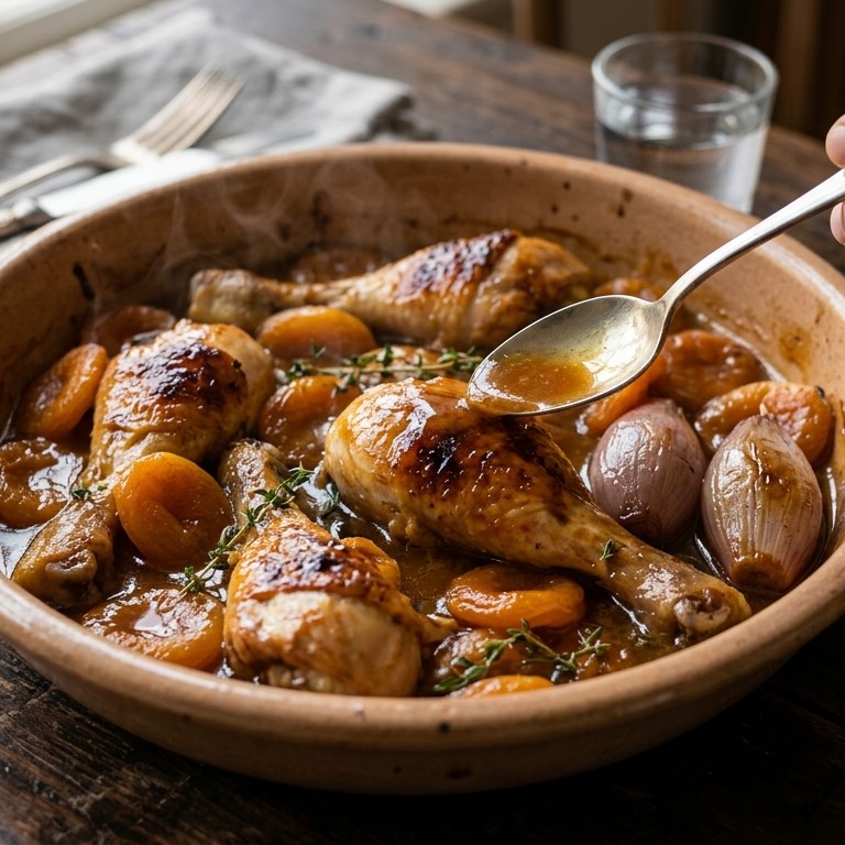 Kip met abrikozen recept