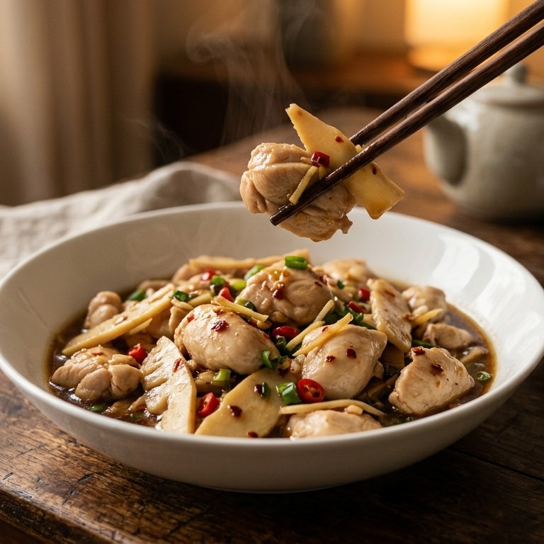 Kip met Bamboe recept