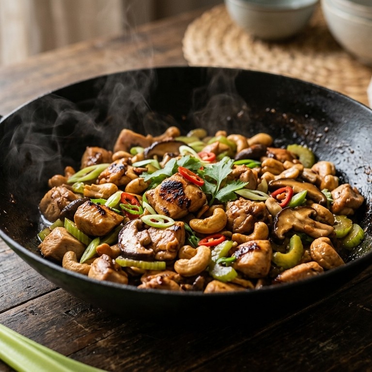 Kip met cashewnoten recept