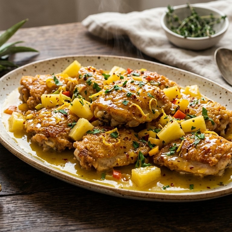 Kip met citroensaus recept
