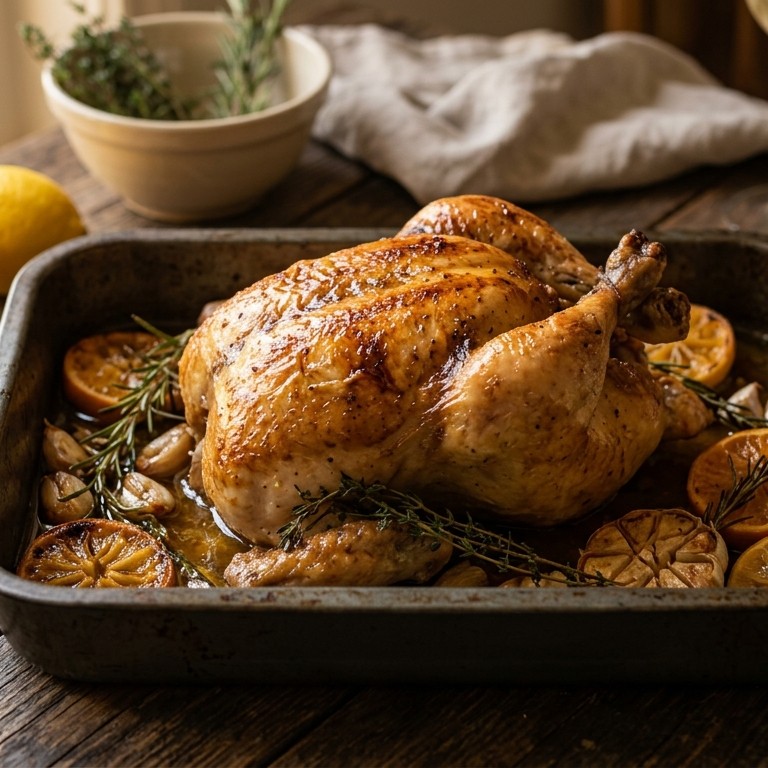 Kip met citrusvruchten recept