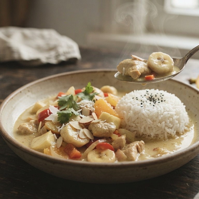 Kip met fruitkerrie recept