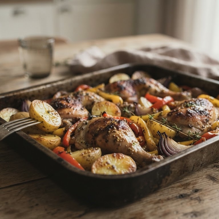 Kip met krieltjes recept