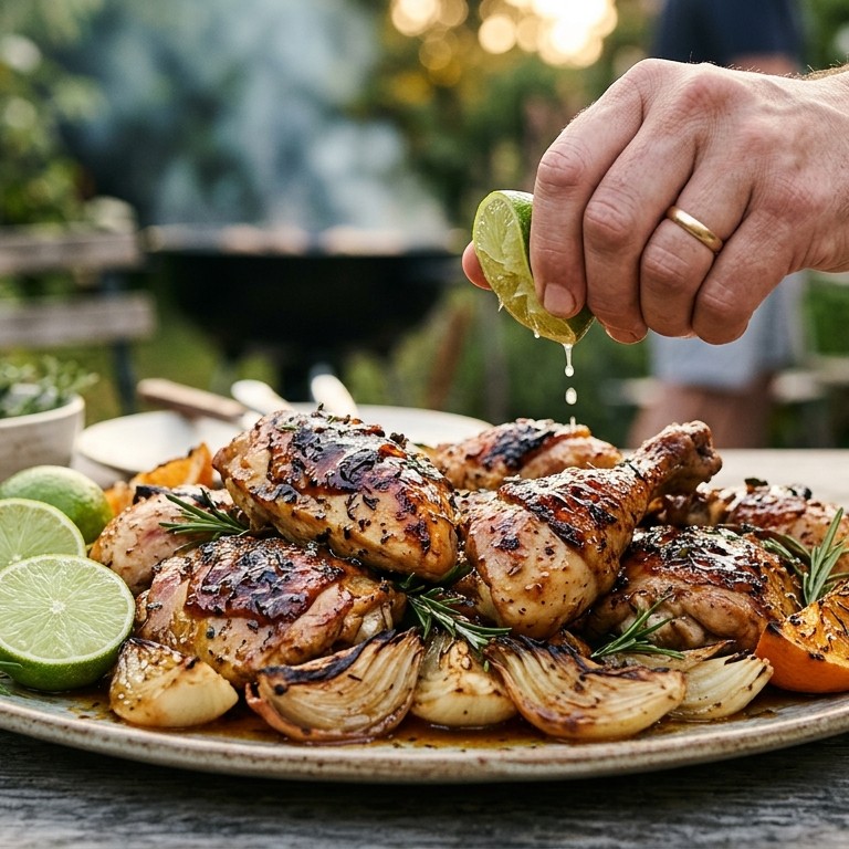 Kip met limoen en honing recept
