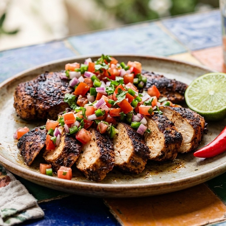 Kip met Pico de Gallo recept