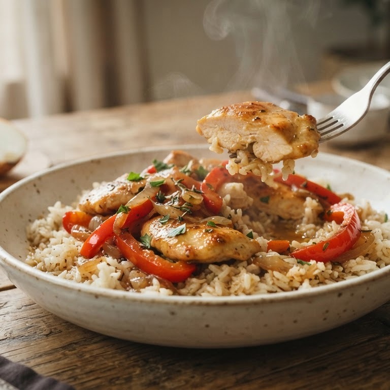 kip met rijst recept