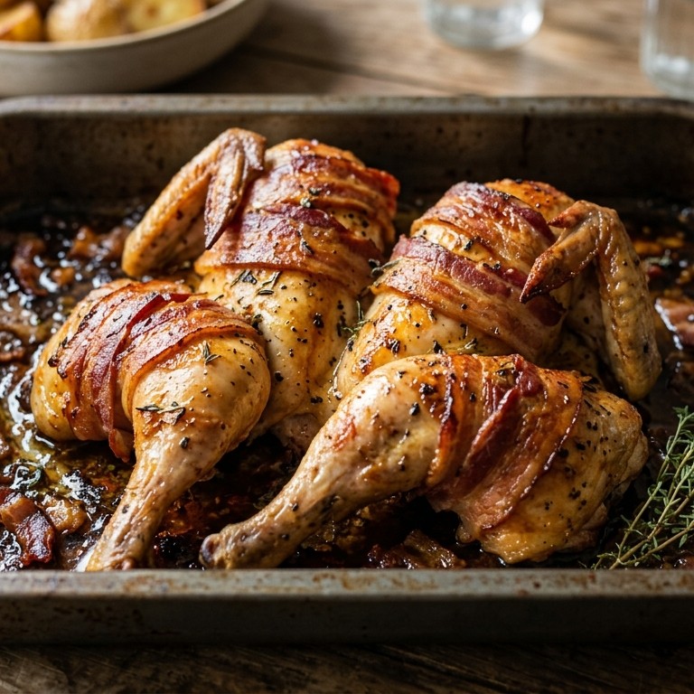 Kip met spek recept