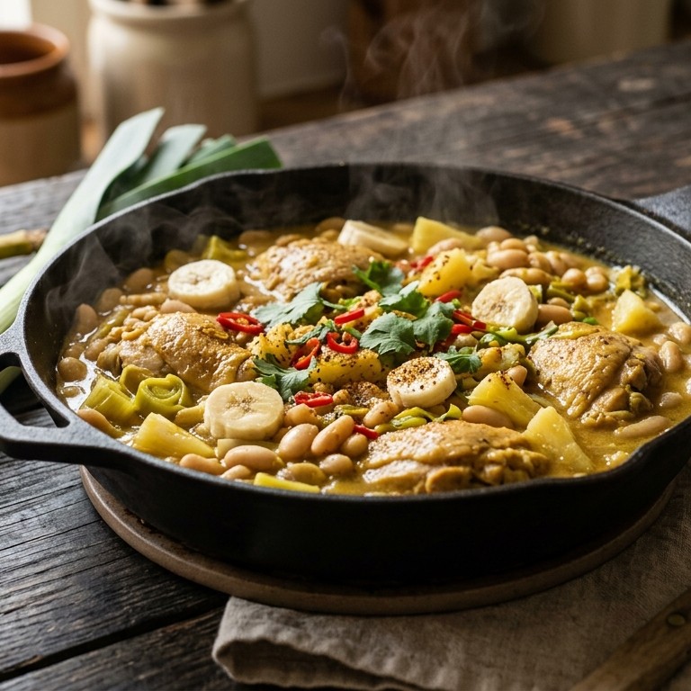 Kip met witte bonen recept
