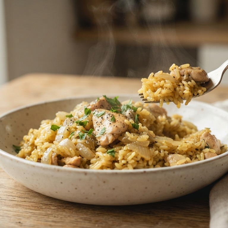 Kip pilaf recept