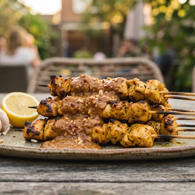 Kip sate recept