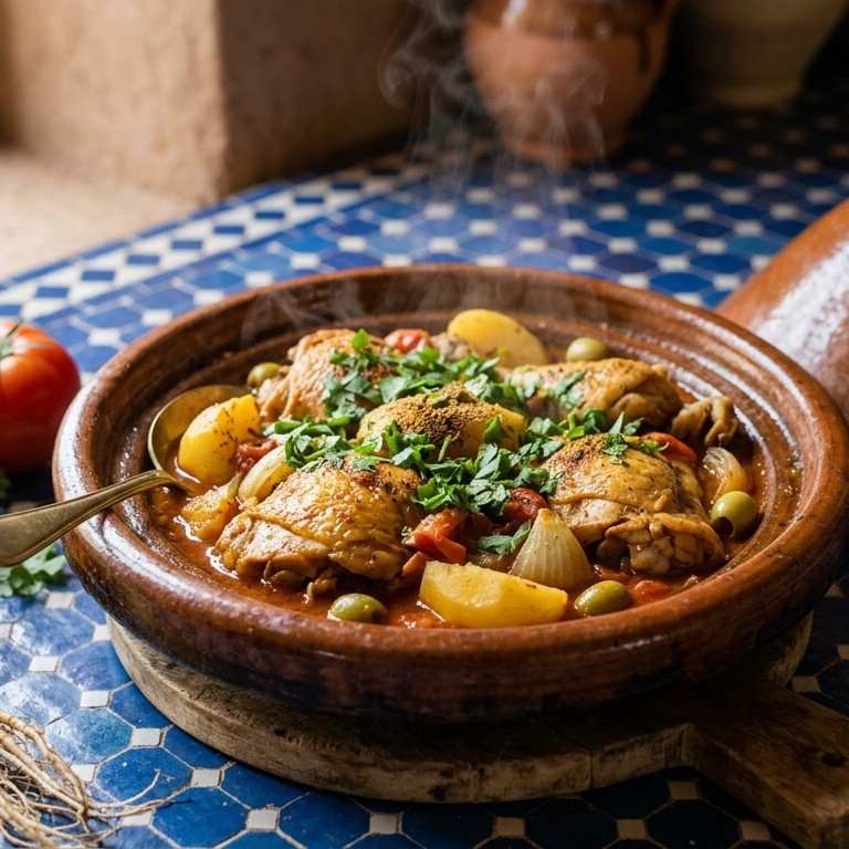 Kip tajine recept