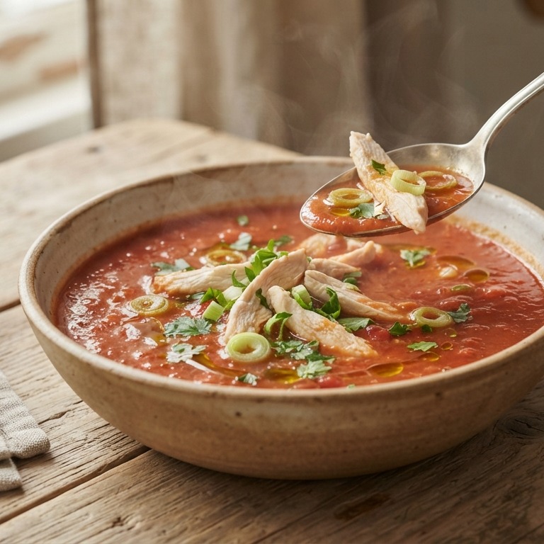 Kip-tomatensoep recept