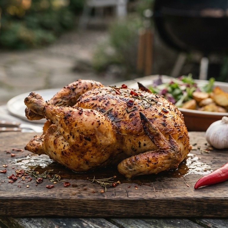 Kip van de grill recept
