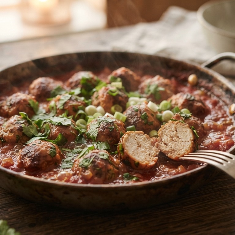 Kipballetjes in tomatensaus recept