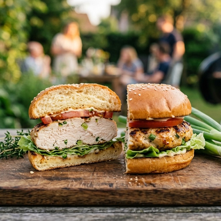 Kipburger recept